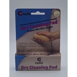 Cadie Dry Cleaning Pad Erases Dirt Upholstery Suede Wallpaper‎ Vintage NOS